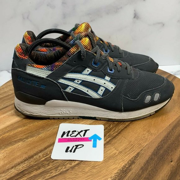 ASICS Gel Lyte III Casual Athletic Low Sneakers Gray Multi Women's 12 Men's 10.5 - Picture 4 of 11